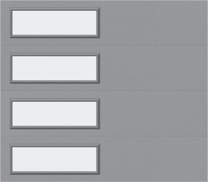 8'x7' Window - Skyflush Left -  Gray - Frosted