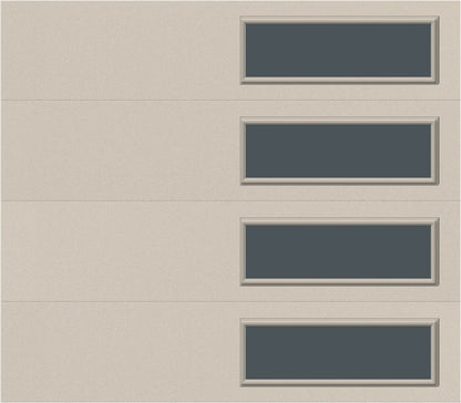 8x7 -  Tinted- Stockton With glass - Almond