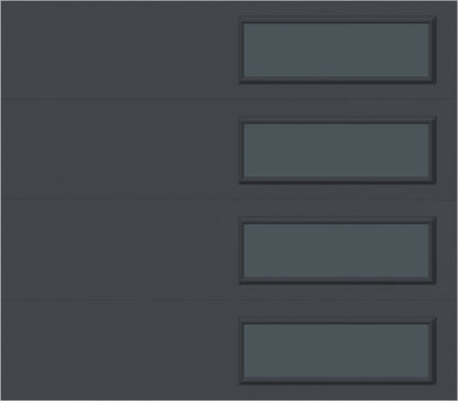 8x7 -  Tinted- Stockton With glass - Graphite