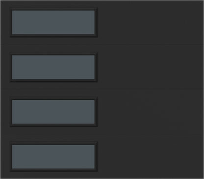 8'x7' Window - Skyflush Left - Black - Tinted 