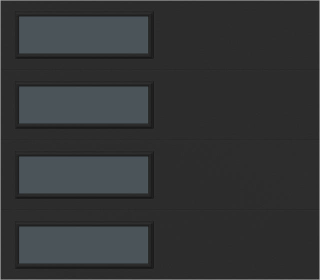 9'x7' Window - Skyflush Left - Black - Tinted 