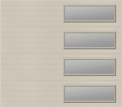 8x7 - Clear -  Stockton With glass Long Long - Almond