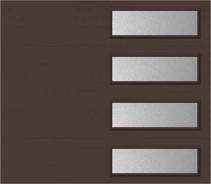 8x7 -  Obscure- Stockton With glass Long - Brown