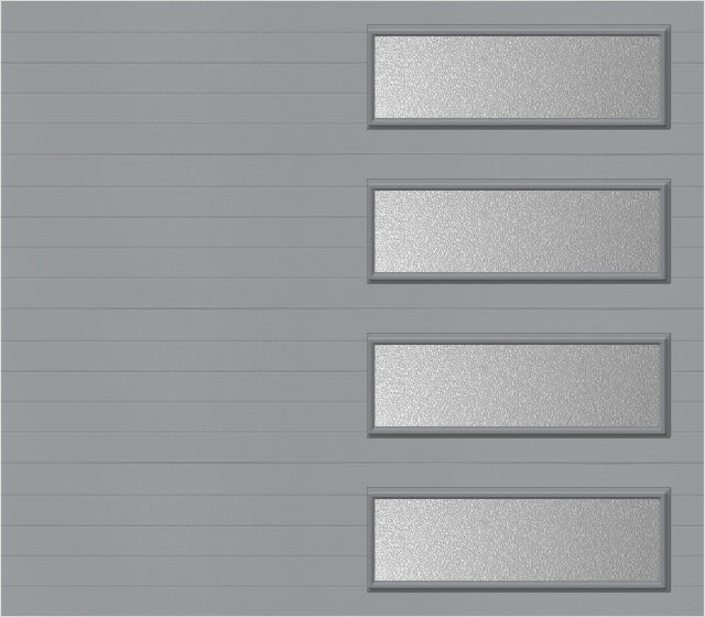 8x7 -  Obscure- Stockton With glass Long - Gray