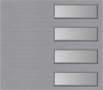 8x7 -  Obscure- Stockton With glass Long - Gray