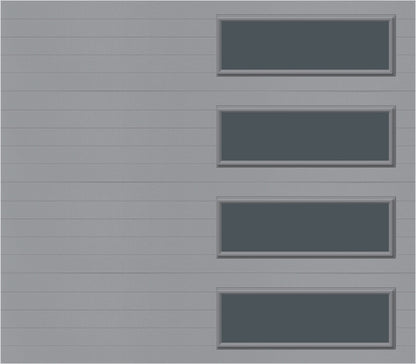 8x7 -  Tinted - Long Stockton With glass - Gray