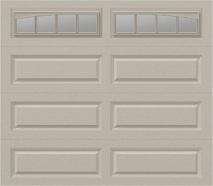 8x7 - Long with glass Arched Stockbridge Long - Clear  With glass Long - Almond