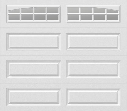 8x7 -  Cascade - Clear  With glass Long - White