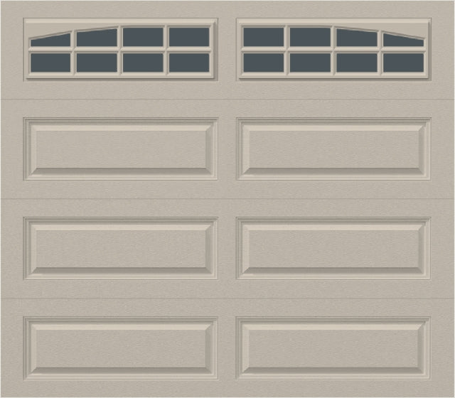 8x7 - Arched Stockbridge Long - Tinted With glass Long - Almond