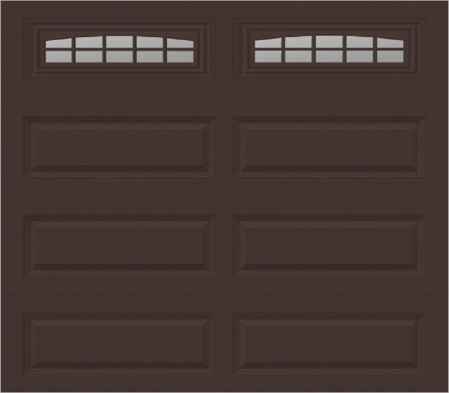 8x7 -  Cascade - Clear  With glass Long - Brown