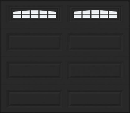 8x7 -  Cascade - Frosted  With glass Long - Black