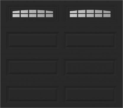 8x7 -  Cascade - Obscure  With glass Long - Black