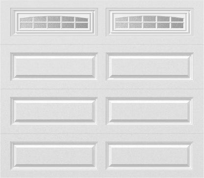 8x7 -  Cascade - Obscure  With glass Long - White