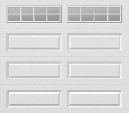 8x7 - Clear -  Stockton With glass Long - White