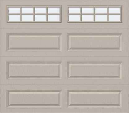 8x7 - Frosted - Long - Stockton With glass Long - Almond.