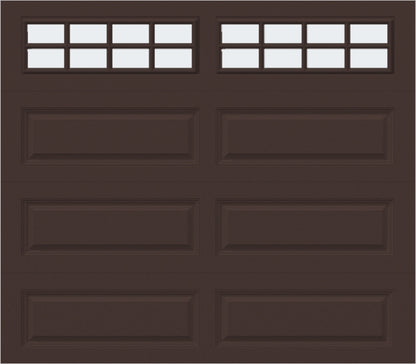 8x7 - Frosted  - Long - Stockton With glass Long - Brown