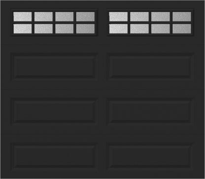 8x7 -  Obscure- Stockton With glass Long - Black