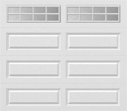 8x7 -  Obscure- Stockton With glass Long - White