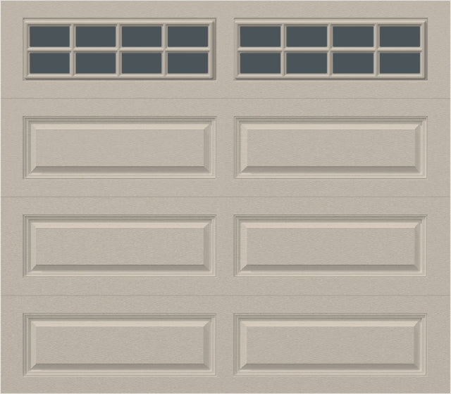 8x7 -  Tinted- Long Stockton With glass - Almond