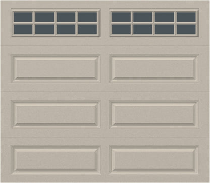 8x7 -  Tinted- Long Stockton With glass - Almond