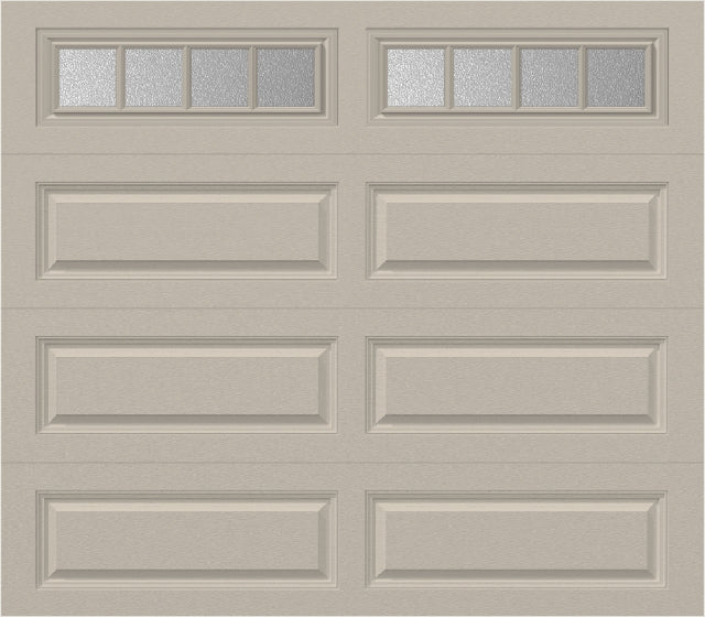 8x7 - Straight Stockbridge Long - Obscure With glass Long - Almond