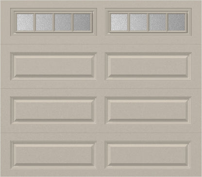 8x7 - Straight Stockbridge Long - Obscure With glass Long - Almond