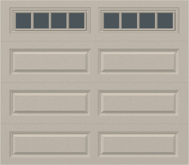 8x7 - Arched Stockton Long - TintedWith glass Long - Almond