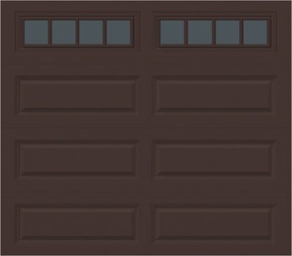 8x7 -  Arched Stockton Long - Tinted With glass Long - Brown