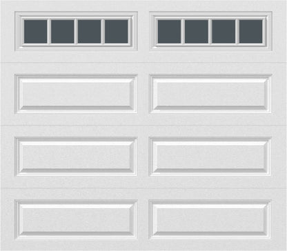 8x7 -  Straight Stockbridge Long - Tinted   With glass Long - White