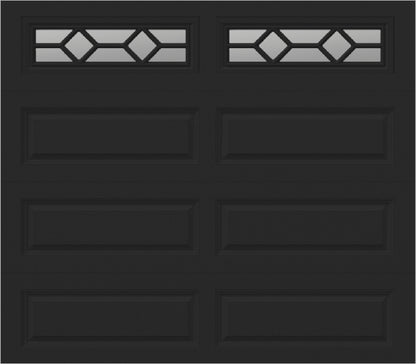 8x7 -  Waterton Long 1 - Clear -   With glass Long - Black