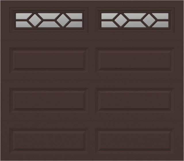 8x7 -  Waterton Long 1 - Clear -  With glass Long - Brown