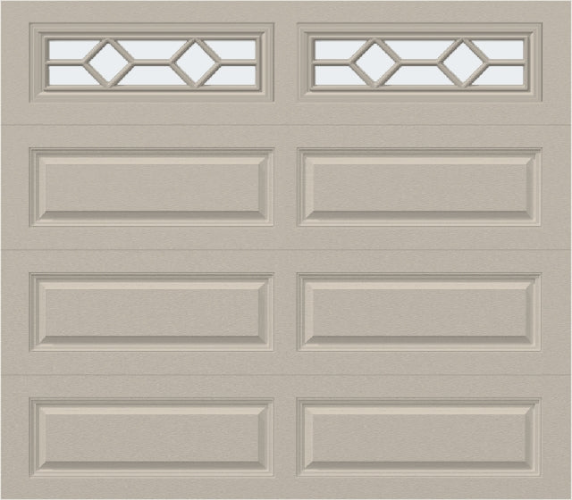 8x7 - Waterton Long 1 - Frosted -  With glass Long - Almond