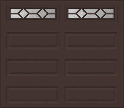 8x7 -  Waterton Long 1 - Obscure -  With glass Long - Brown