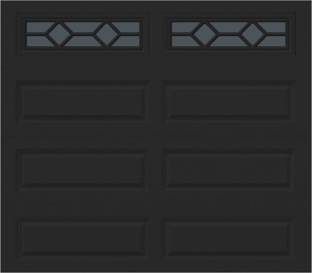 8x7 - Waterton Long 1 - Tinted -   With glass Long - Black