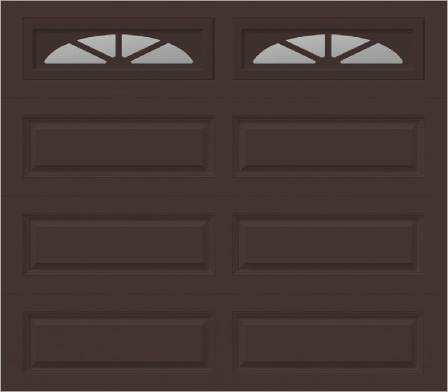 8x7 -  Waterton Long 2  - Clear -  With glass Long - Brown