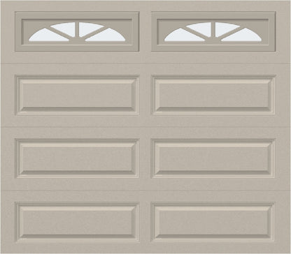 8x7 -  Waterton Long 2 - Frosted -  With glass Long - Almond