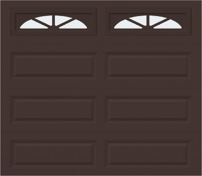 8x7 -  Waterton Long 2 - Frosted -  With glass Long - Brown