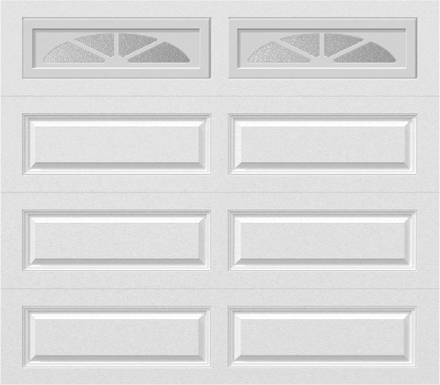 8x7 -  Waterton Long 2 - Obscure - With glass Long - White