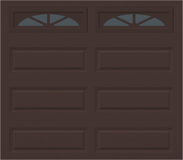 8x7 -  Waterton Long 2 - Tinted -  With glass Long - Brown