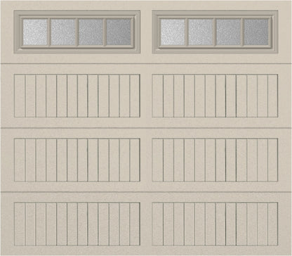 8x7 - Straight Stockbridge Long - Obscure With glass Long - Almond