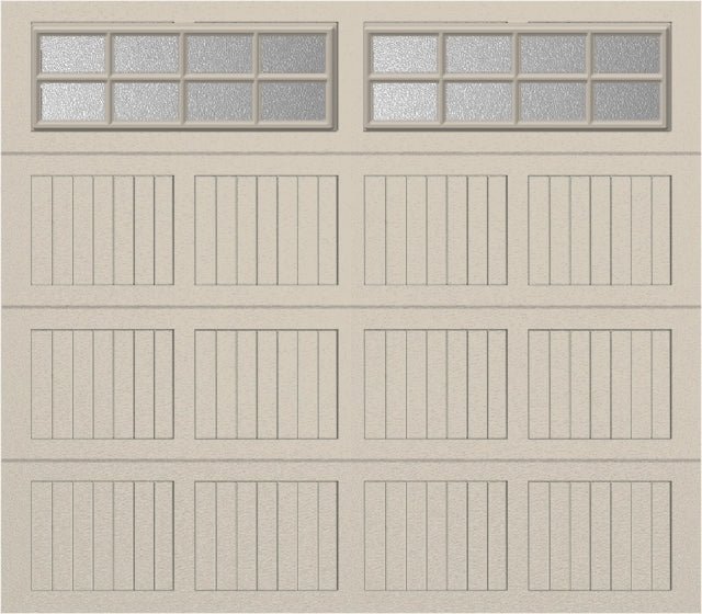 8x7 -  Obscure- Stockton With glass - Almond.