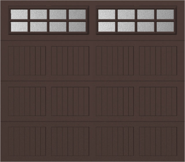 8x7 -  Obscure- Stockton With glass - Brown.