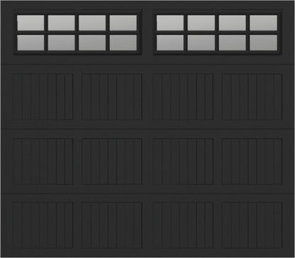 8x7 - Clear -  Stockton With glass Short - Black