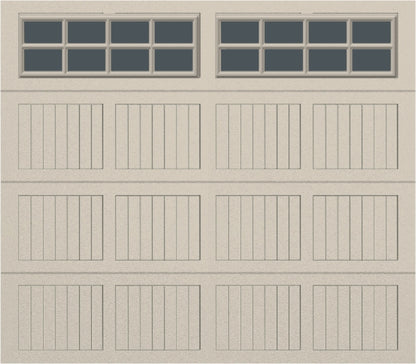 8x7 -  Tinted- Stockton With glass - Almond