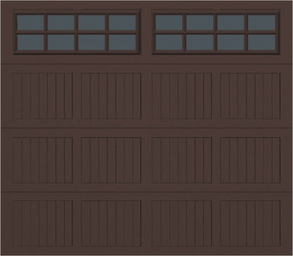 8x7 -  Tinted- Stockton With glass - Brown