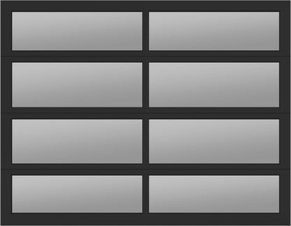 9'x7' Window - Aluminum  - Black - Black Laminate