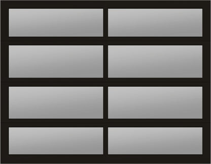 9'x7' Window - Aluminum - Dark Bronze - Black Laminate