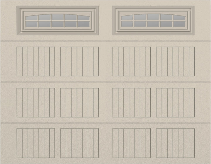 9x7 -  Cascade Short - Clear  With glass - Almond