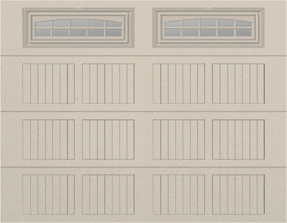 9x7 -  Cascade Short - Clear  With glass - Almond