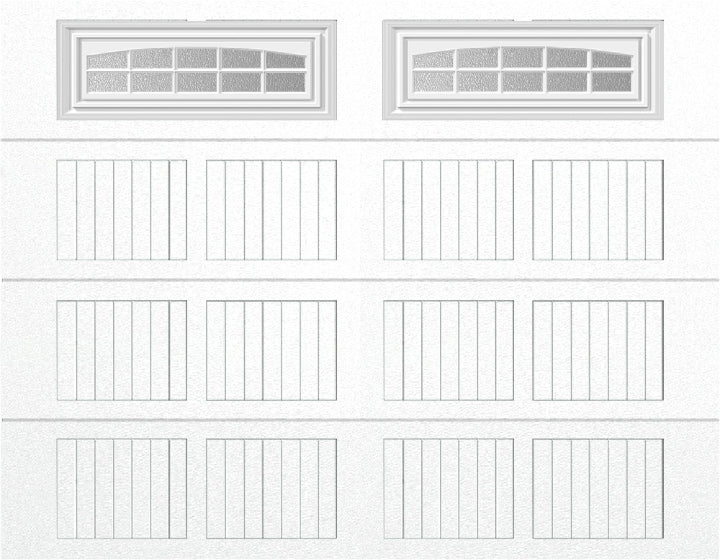 9x7 -  Cascade - Obscure With glass - White